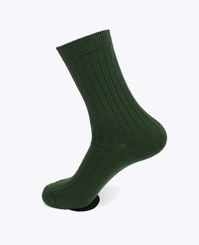 Herrensocken Grün n°5 aus Baumwolle «Maurice»