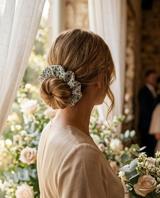 Haargummi Weiß Liberty n°2 Damen «Suzanne»