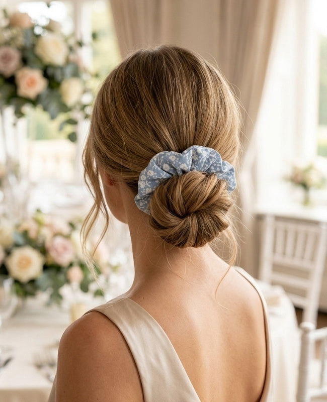 Haargummi Blau Liberty n°2 Damen «Suzanne»