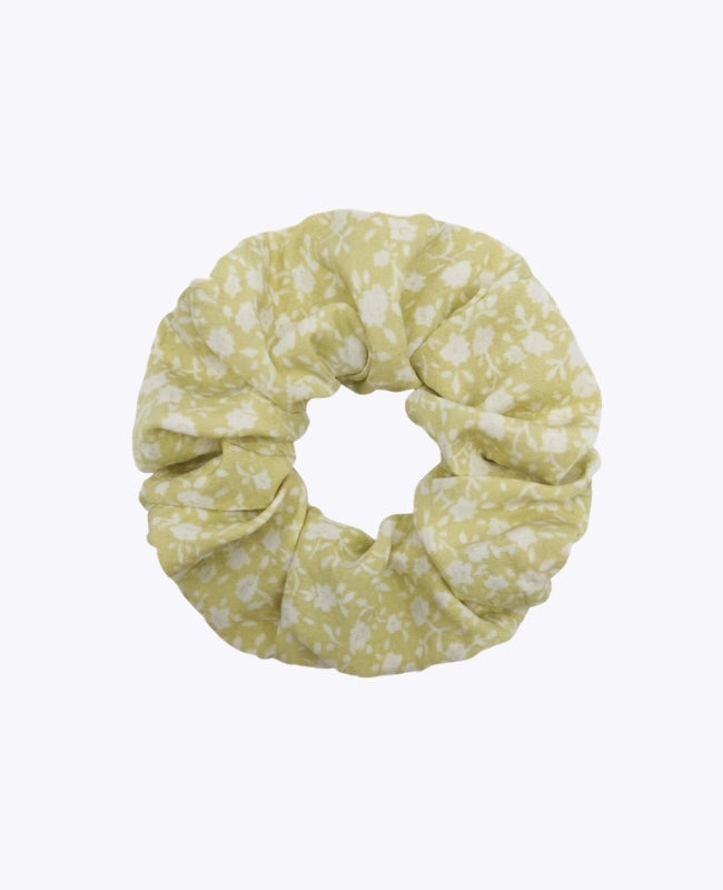 Scrunchie Liberty Gelb n°2 Damen «Suzanne»