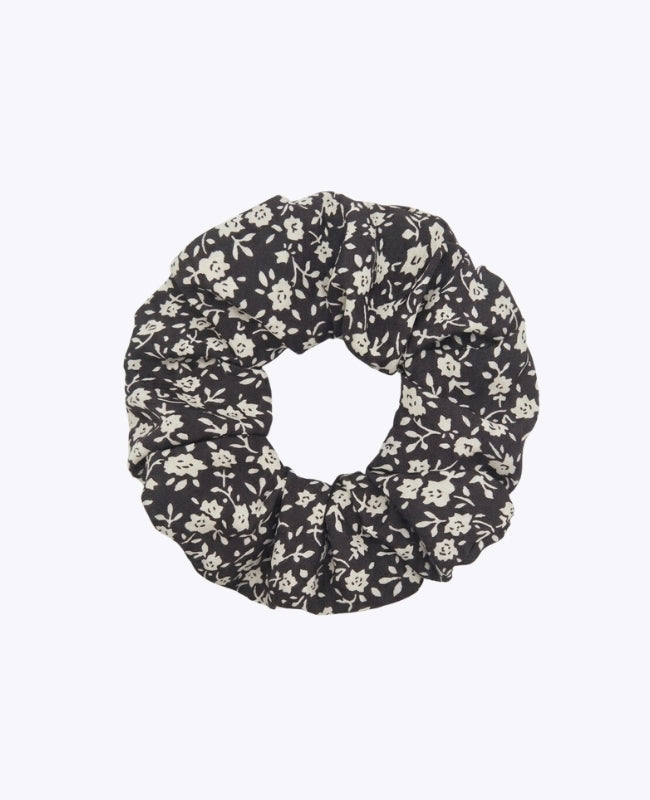 Scrunchie Liberty Schwarz n°2 Damen «Suzanne»