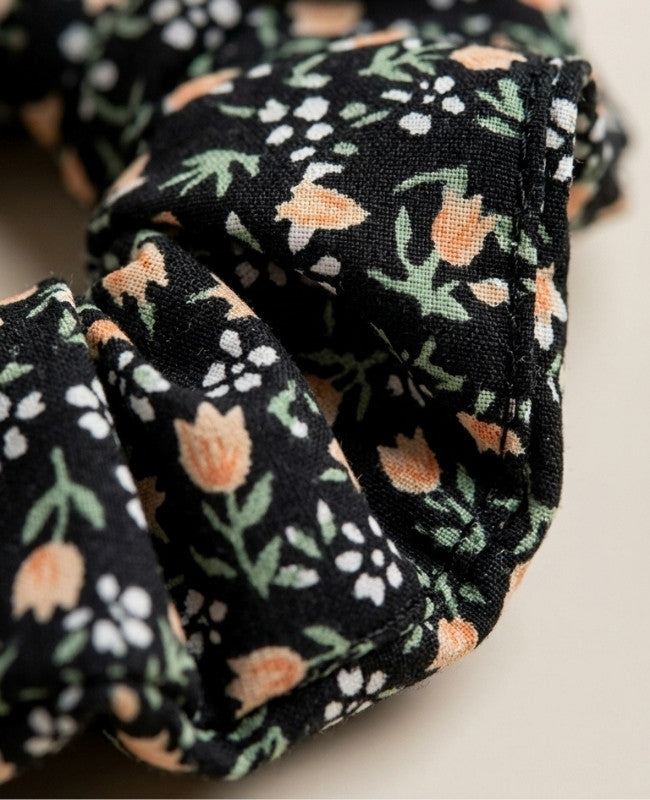 Scrunchie Liberty Schwarz Nr. 4 Damen «Suzanne»