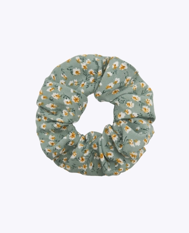 Scrunchie Liberty Grün n°1 Damen «Suzanne»