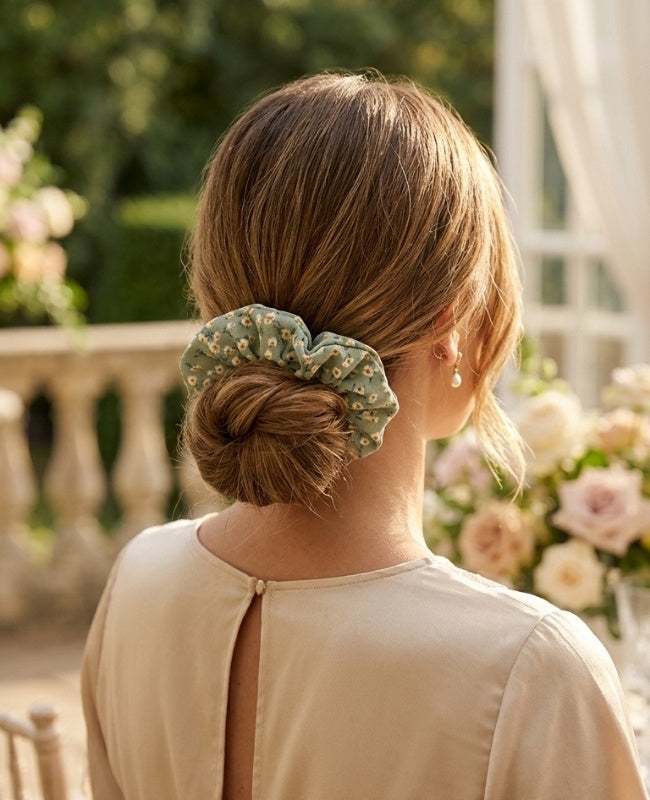 Haargummi Grün Liberty n°1 Damen «Suzanne»