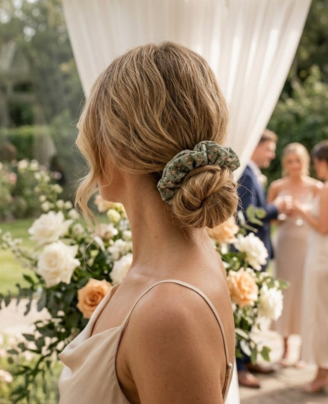 Haargummi Grün Liberty n°2 Damen «Suzanne»