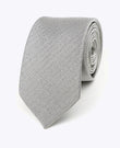 Glitzer-Krawatte Silber Nr. 1 Herren Polyester | Léonard - Unipap's