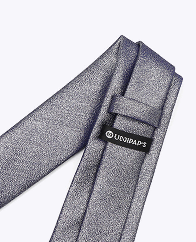 Glitzer-Krawatte Blau n°1 Herren aus Polyester | Isidore - Unipap's