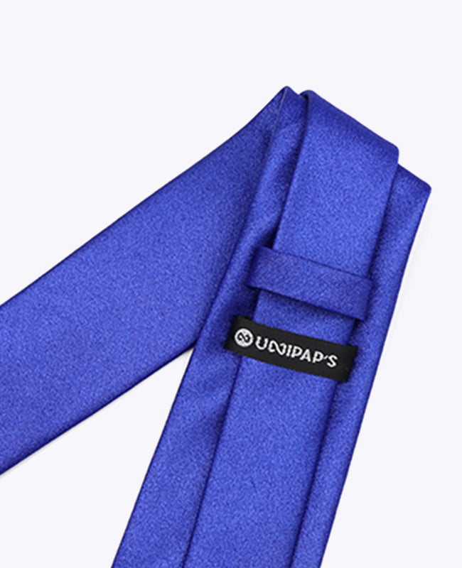Krawatte mit blauen Pailletten Nr. 2 Herren aus Polyester | Armand - Unipap's