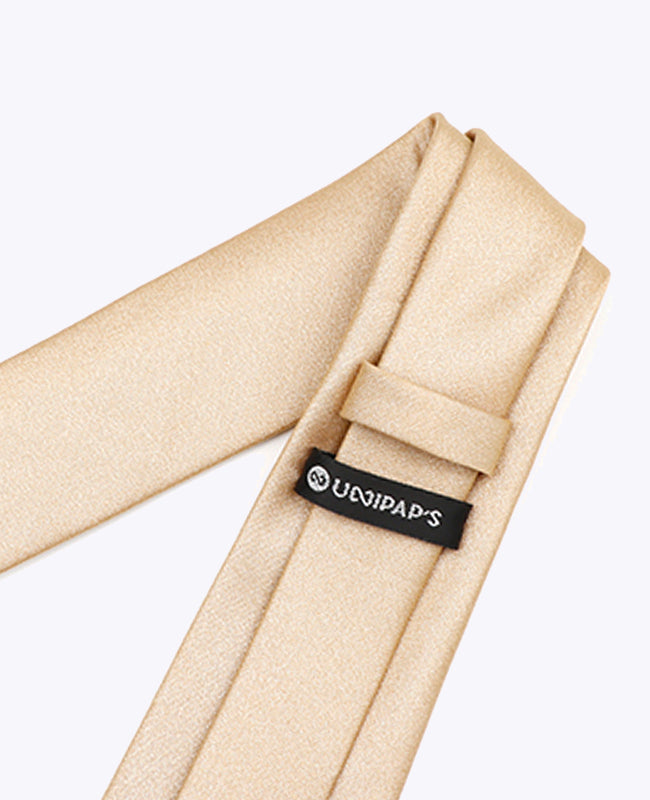 Krawatte mit goldenen Pailletten Nr. 1 Herren aus Polyester | Armand - Unipap's