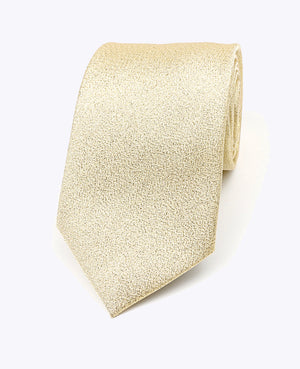 Glitzer-Krawatte Gold n°2 Herren aus Polyester | Isidore - Unipap's