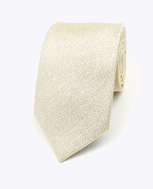 Glitzer-Krawatte Gold n°3 Herren Polyester | Isidore - Unipap's