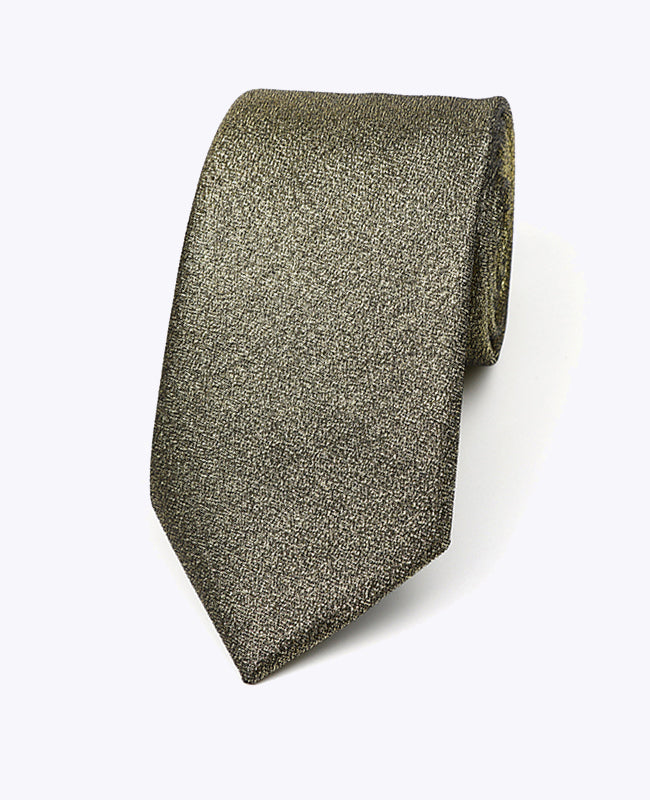 Krawatte mit Pailletten Schwarz n°3 Herren aus Polyester «Isidore»