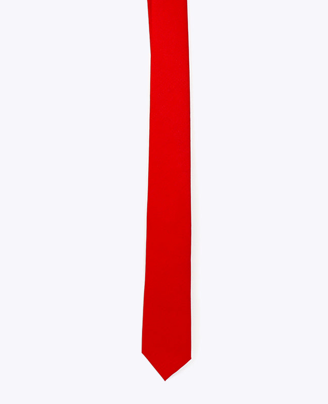 Glitzer-Krawatte Rot Nr. 1 Herren aus Polyester | Léonard - Unipap's