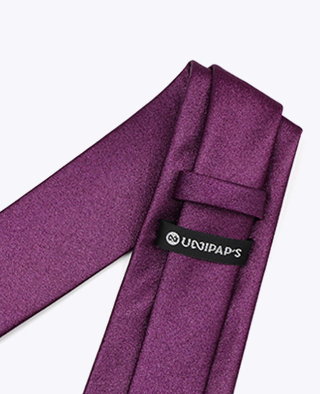 Glitzer-Krawatte Violett Nr. 1 Herren aus Polyester | Armand - Unipap's