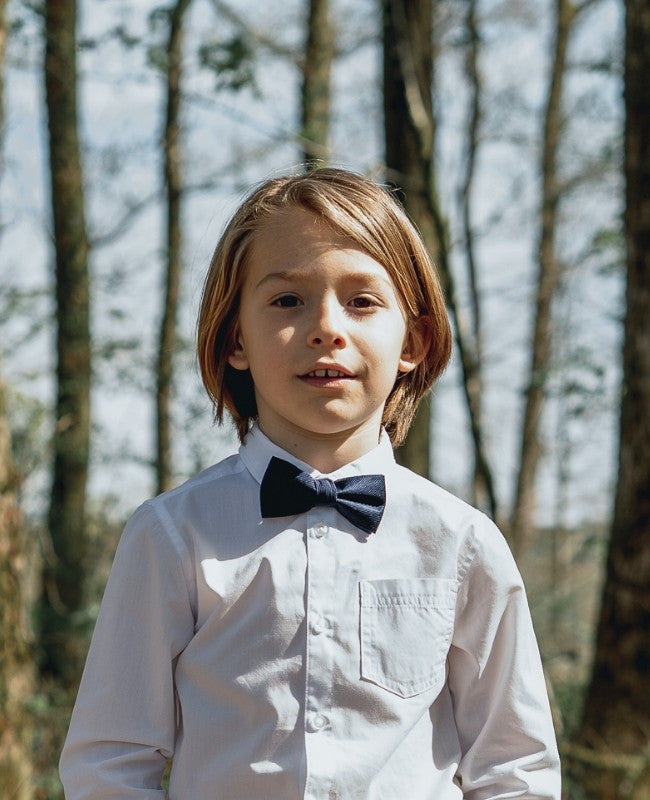Fliege Blau Nr. 1 Kinder aus Polyester «Lucien»