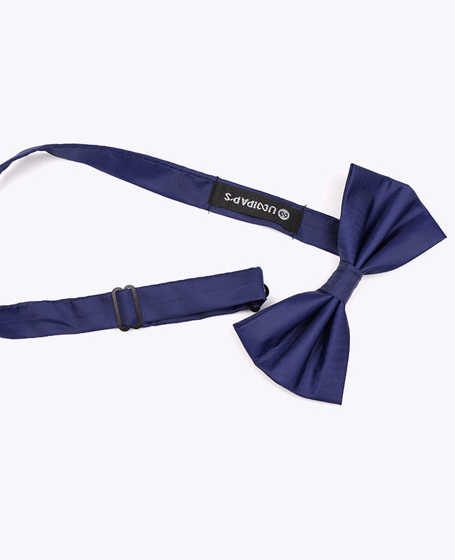 Fliege Blau Nr. 2 aus recyceltem Polyester «Marin»