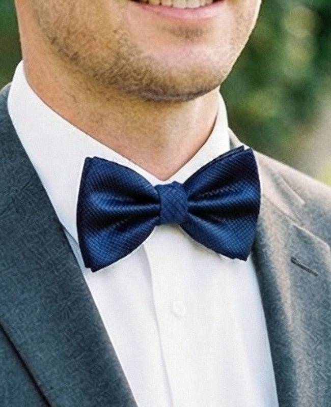 Noeud Papillon Bleu n°3 Homme en Polyester «Martin»