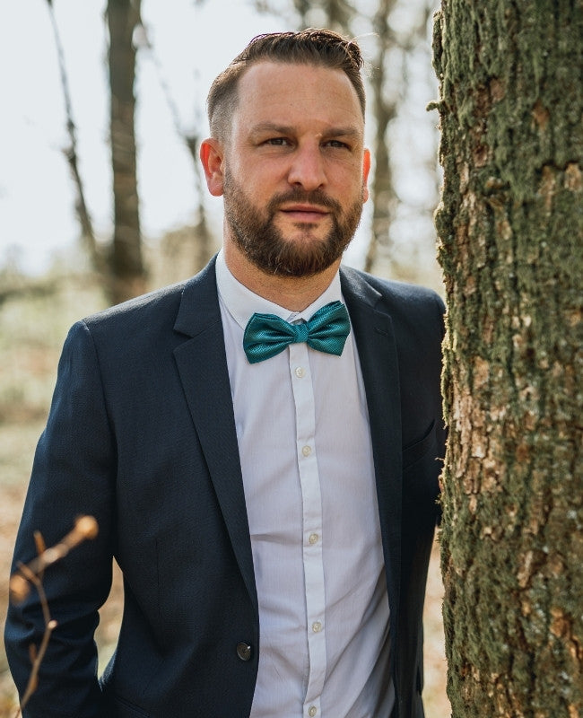 Fliege Blau Nr. 6 Herren aus Polyester «Martin»