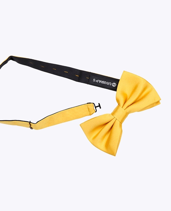 Fliege Gelb n°1 Herren aus Polyester «Anatole»