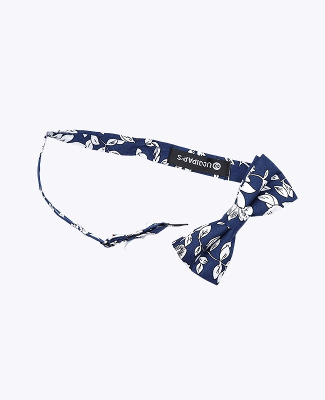Fliege Liberty Blau n°2 Kinder aus Baumwolle «Clovis»