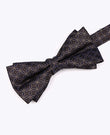 Fliege Braun n°3 mit Muster Herren aus Polyester «Edmond»