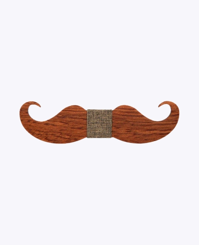 Fliege Braun Herren aus Holz „Hippolyte"