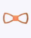 Fliege Orange Herren aus Holz „Émile