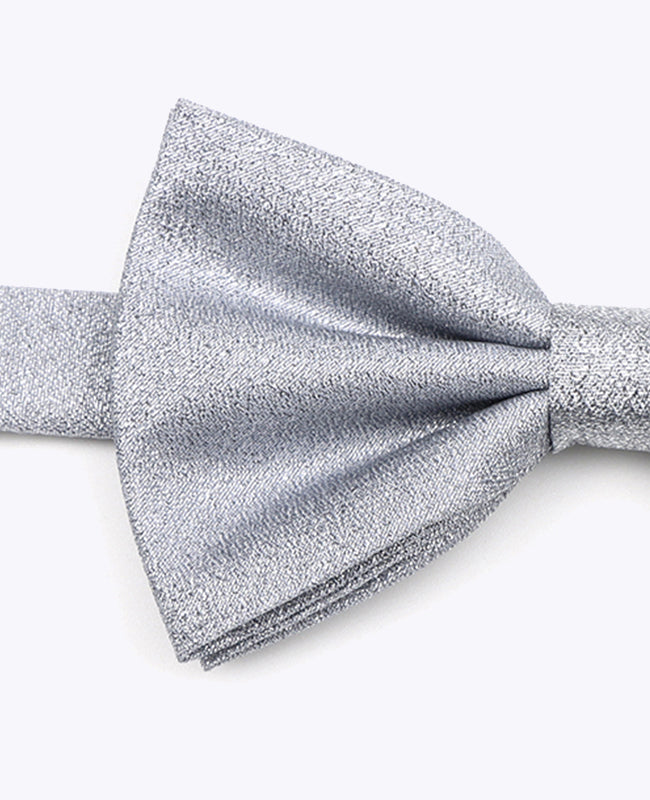 Fliege Silber Glitzer Nr.2 Herren aus Polyester | Isidore - Unipap's