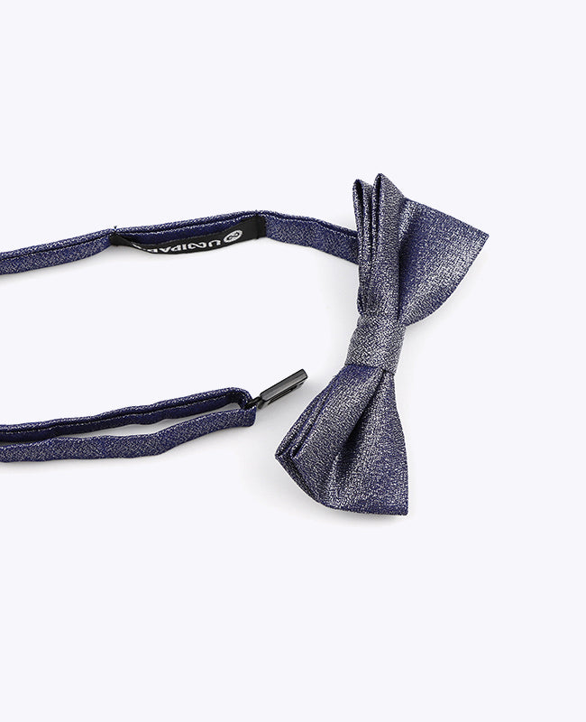 Glitzer-Fliege Blau n°1 Kinder aus Polyester | Isidore - Unipap's