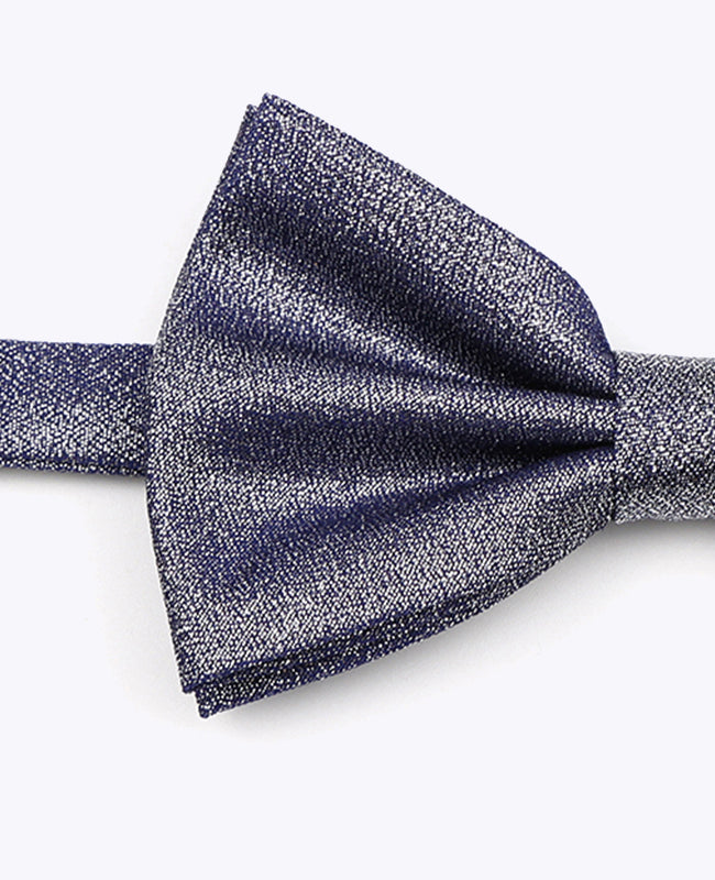 Glitzer-Fliege Blau n°1 Herren aus Polyester | Isidore - Unipap's