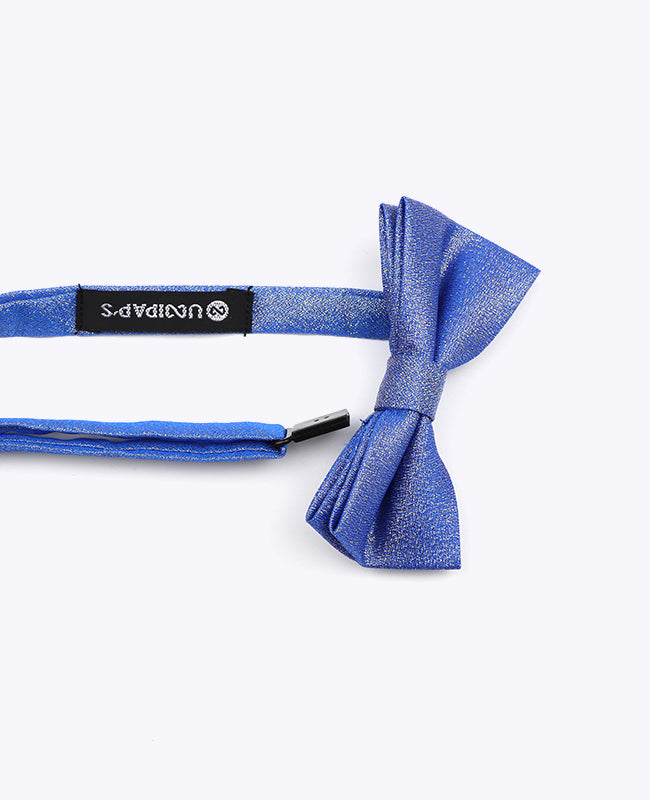 Glitzer-Fliege Blau n°2 Kinder Polyester | Isidore - Unipap's