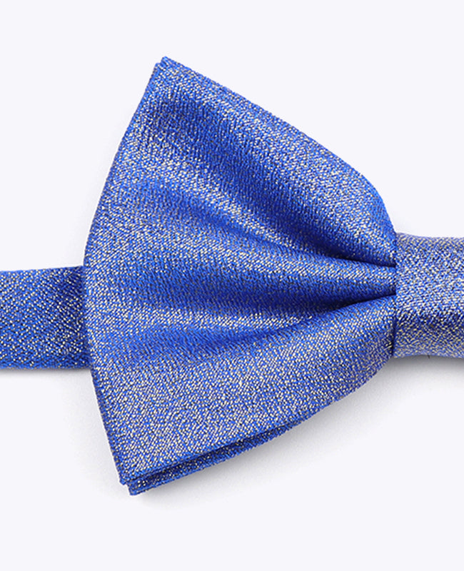 Glitzer-Fliege Blau n°2 Herren Polyester | Isidore - Unipap's