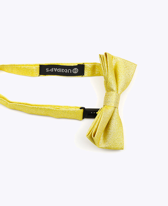 Fliege mit goldenen Pailletten Nr. 1 Kinder aus Polyester | Isidore - Unipap's