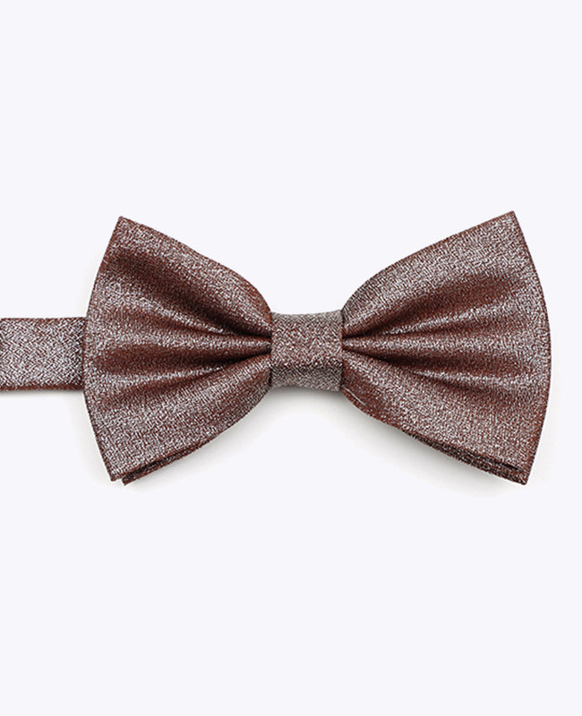 Glitzer-Fliege Braun n°1 Herren aus Polyester | Isidore - Unipap's