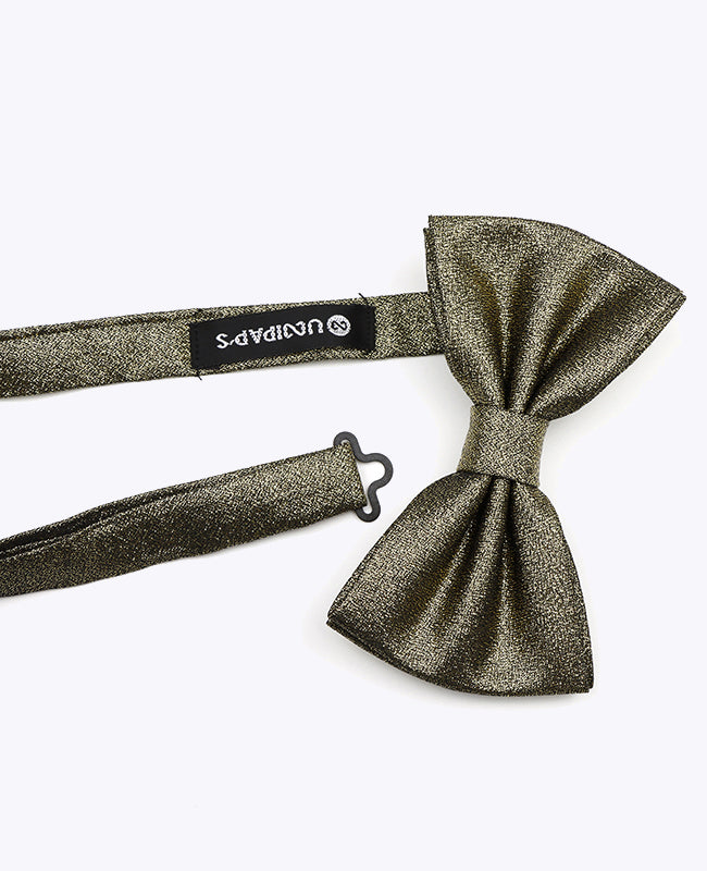 Fliege mit Pailletten Schwarz n°3 aus Polyester «Isidore»