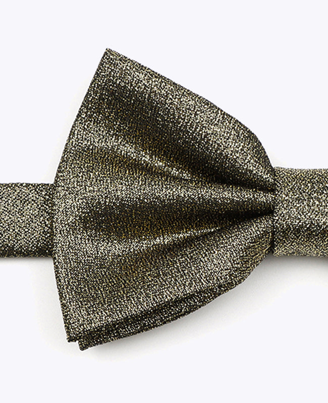 Noeud Papillon à Paillette Noir n°3 Homme en Polyester «Isidore»
