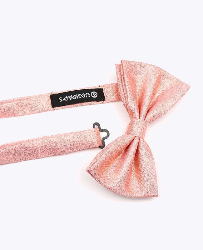 Glitzer-Fliege Rosa n°2 Herren Polyester 
