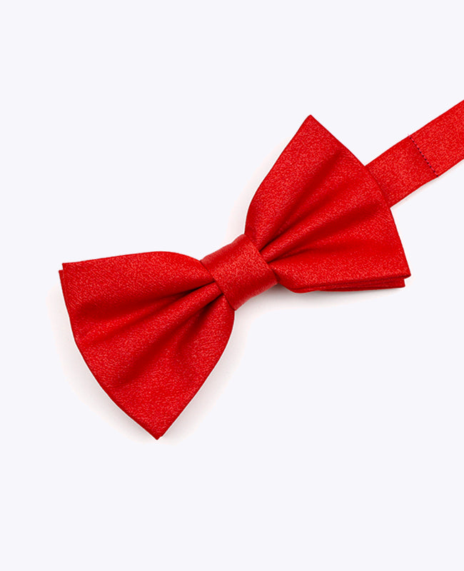 Fliege mit roten Pailletten Nr. 1 Herren aus Polyester 