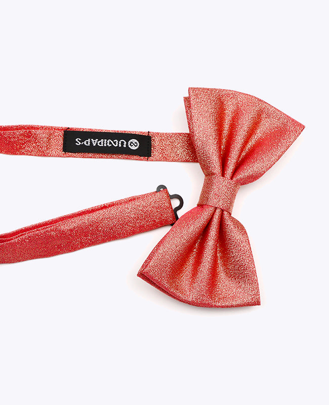 Glitzer-Fliege Rot n°2 Herren Polyester | Isidore - Unipap's