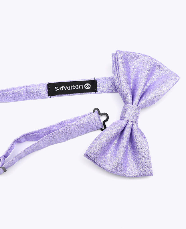 Fliege Violett Glitzer Nr.1 Herren aus Polyester | Isidore - Unipap's