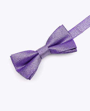 Glitzer-Fliege Violett n°2 Kinder aus Polyester | Isidore - Unipap's