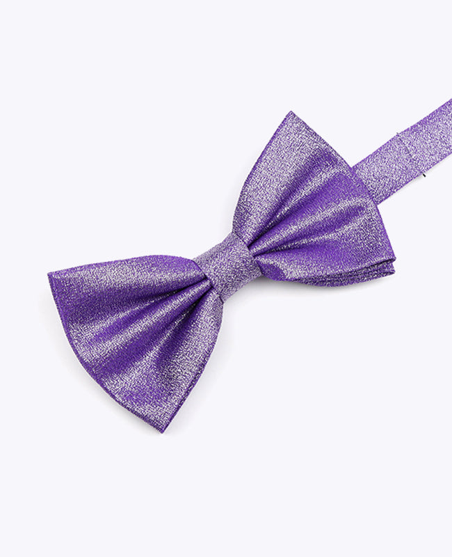 Glitzer-Fliege Violett n°2 Herren aus Polyester | Isidore - Unipap's