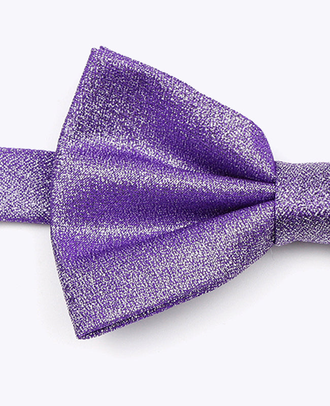 Fliege mit Pailletten Violett n°2 Herren aus Polyester | Isidore - Unipap's