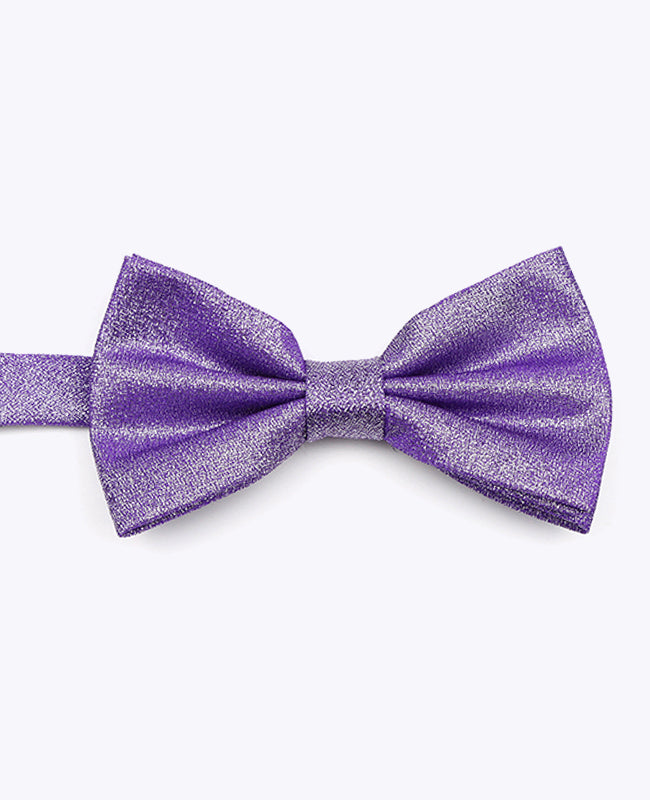 Fliege mit Pailletten Violett n°2 Herren aus Polyester | Isidore - Unipap's
