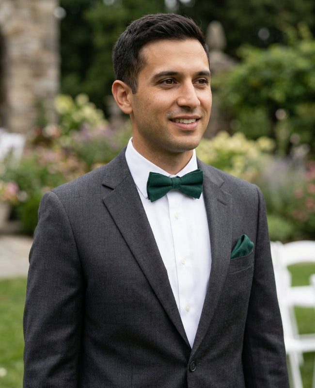 Fliege Grün Nr. 4 Herren aus Baumwolle «Edgard»