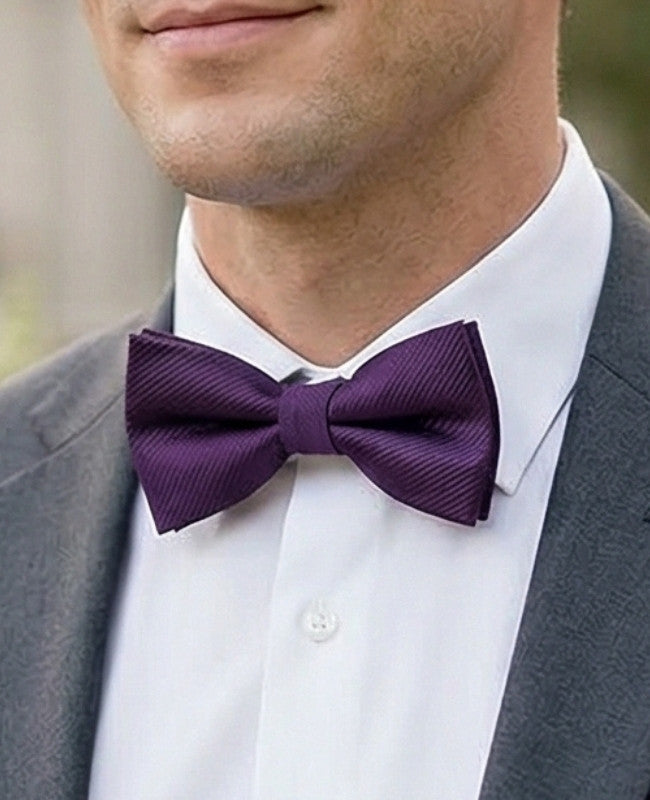 Fliege Violett Nr. 2 Herren aus Polyester «Lucien»