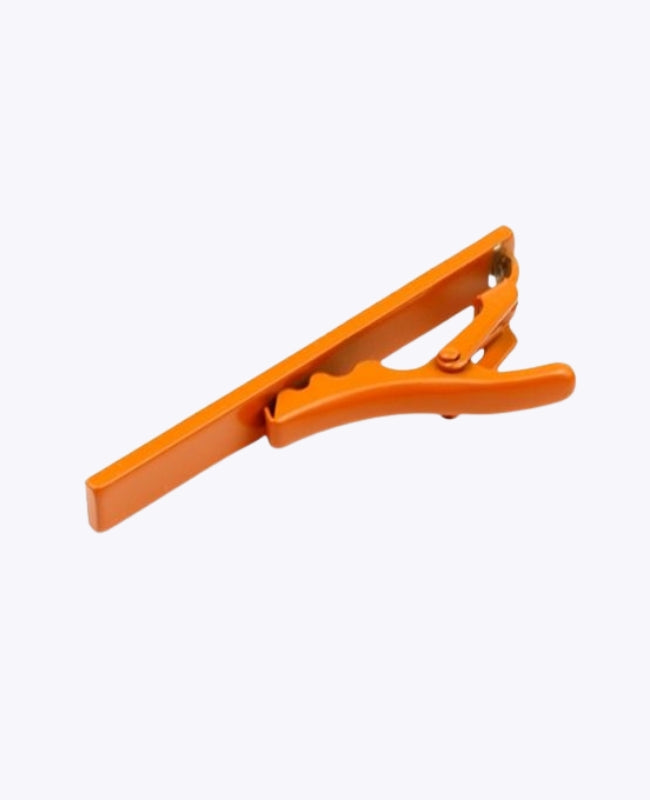 Krawattenklammer Orange aus Metall