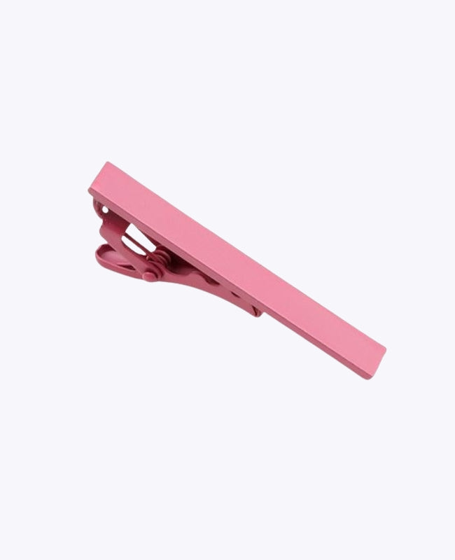 Krawattenklammer Rosa aus Metall