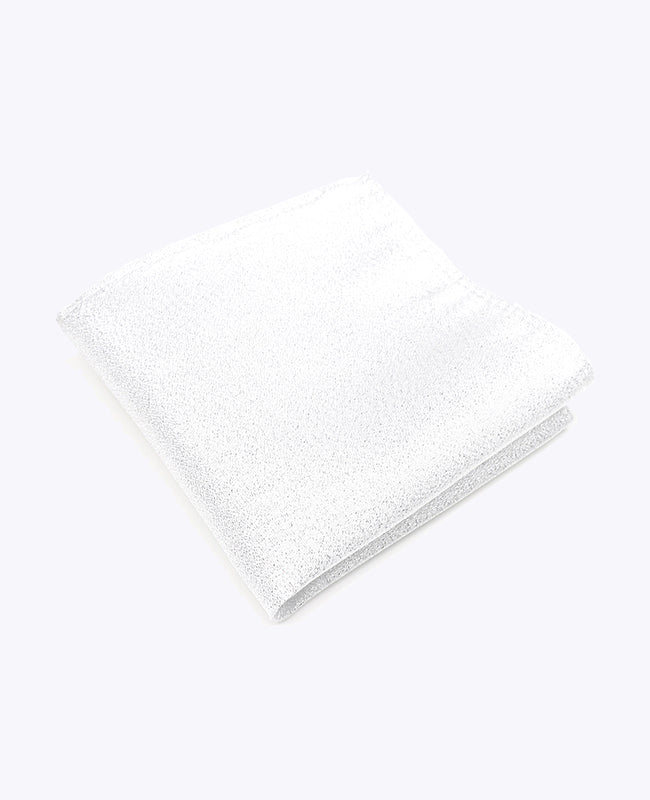 Einstecktuch mit Pailletten Silber n°1 aus Polyester | Isidore - Unipap's