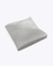 Glitzer-Einstecktuch Silber Nr. 1 aus Polyester | Léonard - Unipap's